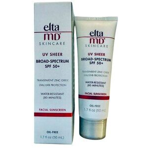 EltaMD UV Sheer Broad-Spectrum SPF 50+ Facial Sunscreen Elta MD 1.7oz/50mL